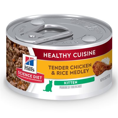 Hill's Science Diet Healthy Cuisine Kitten Roasted Chicken & Rice 2.8oz