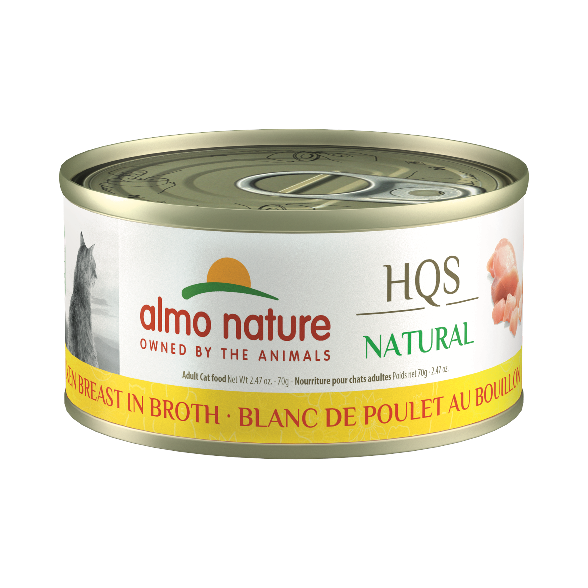 Almo Nature Hqs Natural Cat - Chicken Breast In Broth 70 g