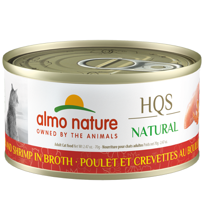 Almo Nature Hqs Natural Cat - Chicken and Shrimps In Broth 70 g