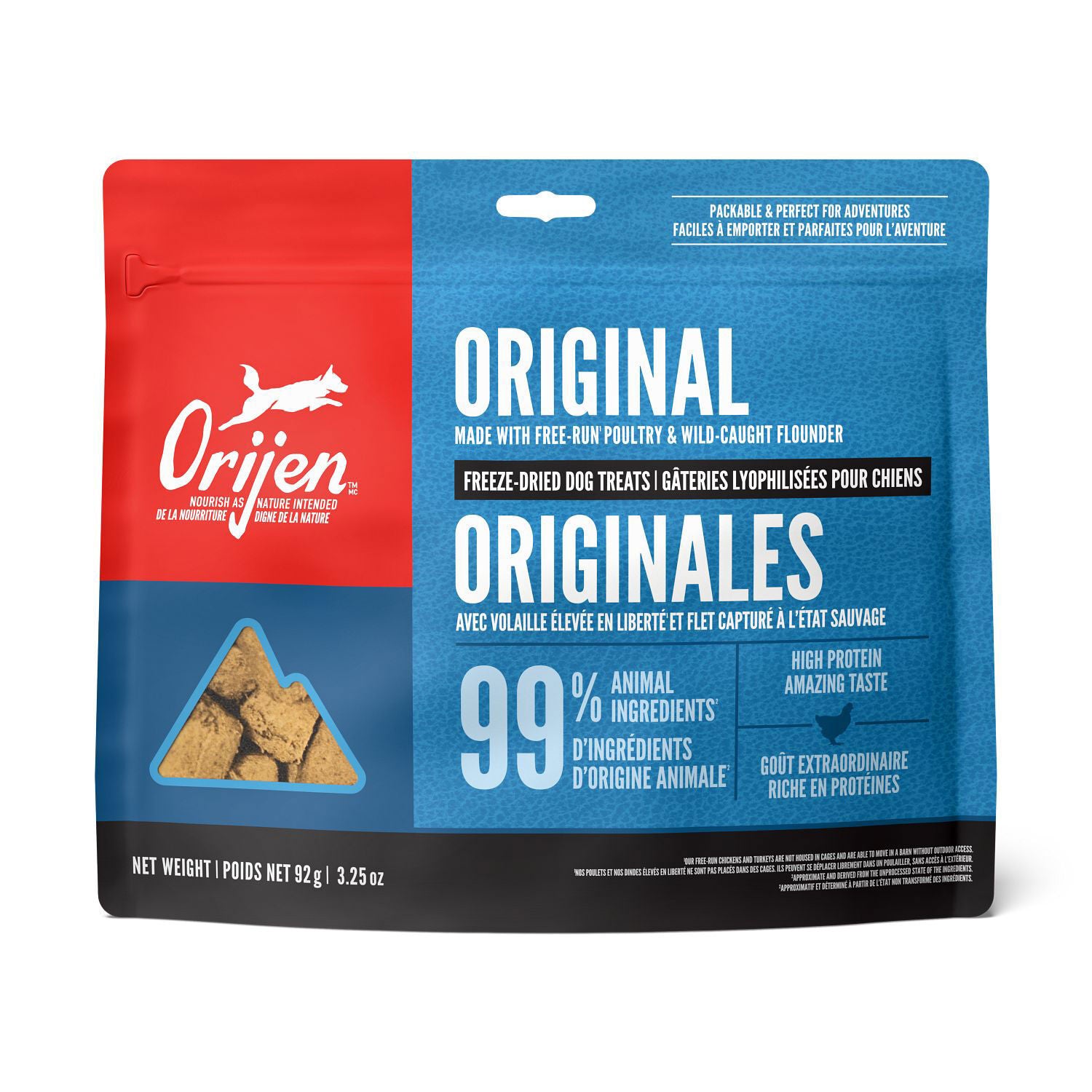 ORIJEN Dog - Original Freeze-Dried Treats 92g