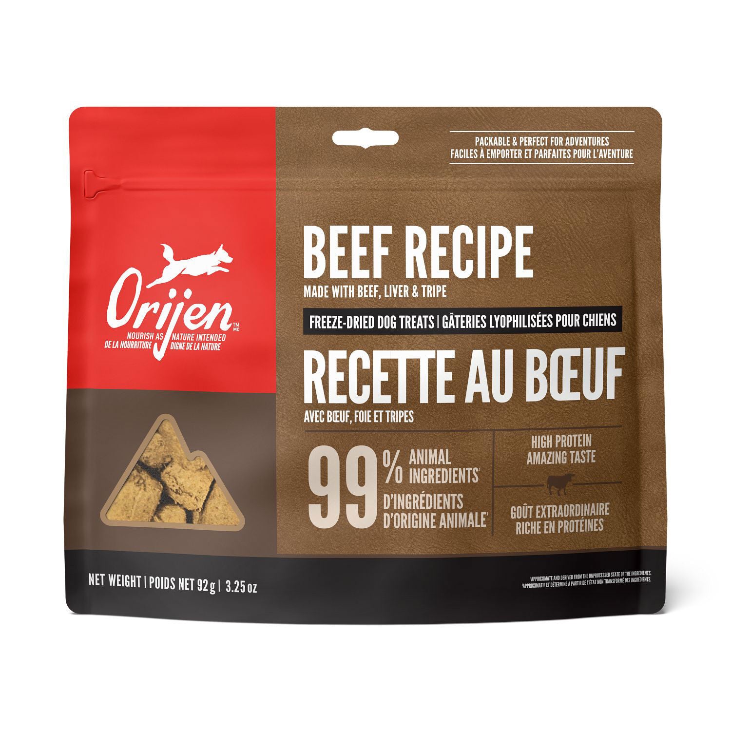 ORIJEN Dog - Beef Freeze-Dried Treats 92g