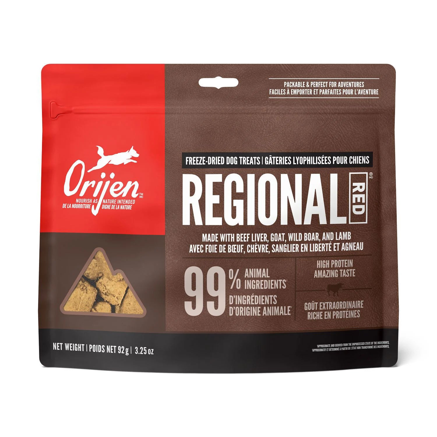 ORIJEN Dog - Regional Red Freeze-Dried Treats 92g