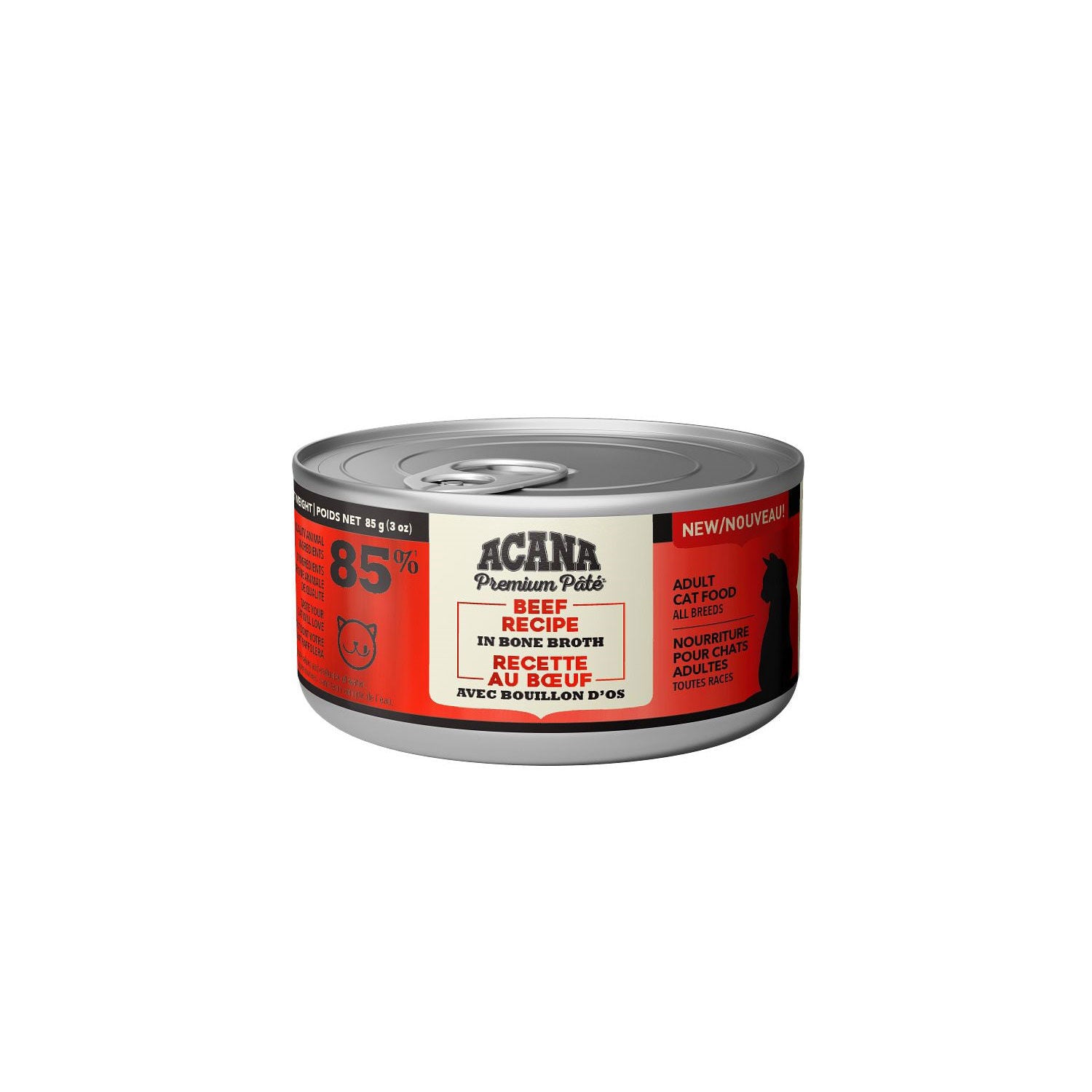ACANA Cat - Pate - Beef Recipe in Bone Broth 85g