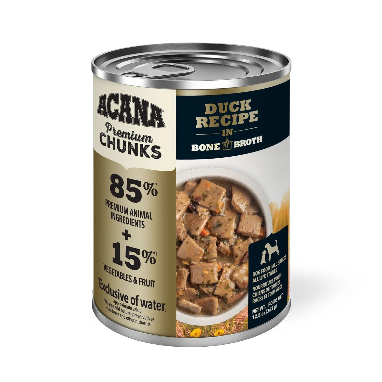 ACANA Dog - Chunks - Duck Recipe in Bone Broth 363g