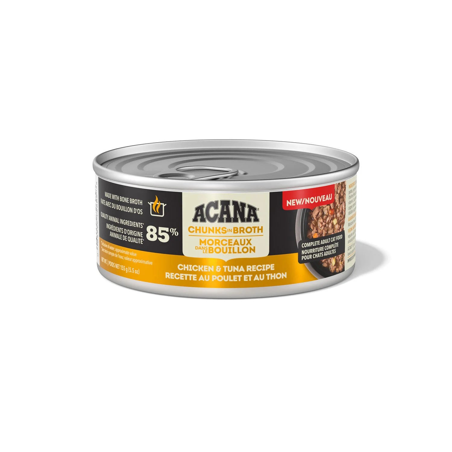 ACANA Cat - Chunks in Broth - Chicken & Tuna Recipe 155g