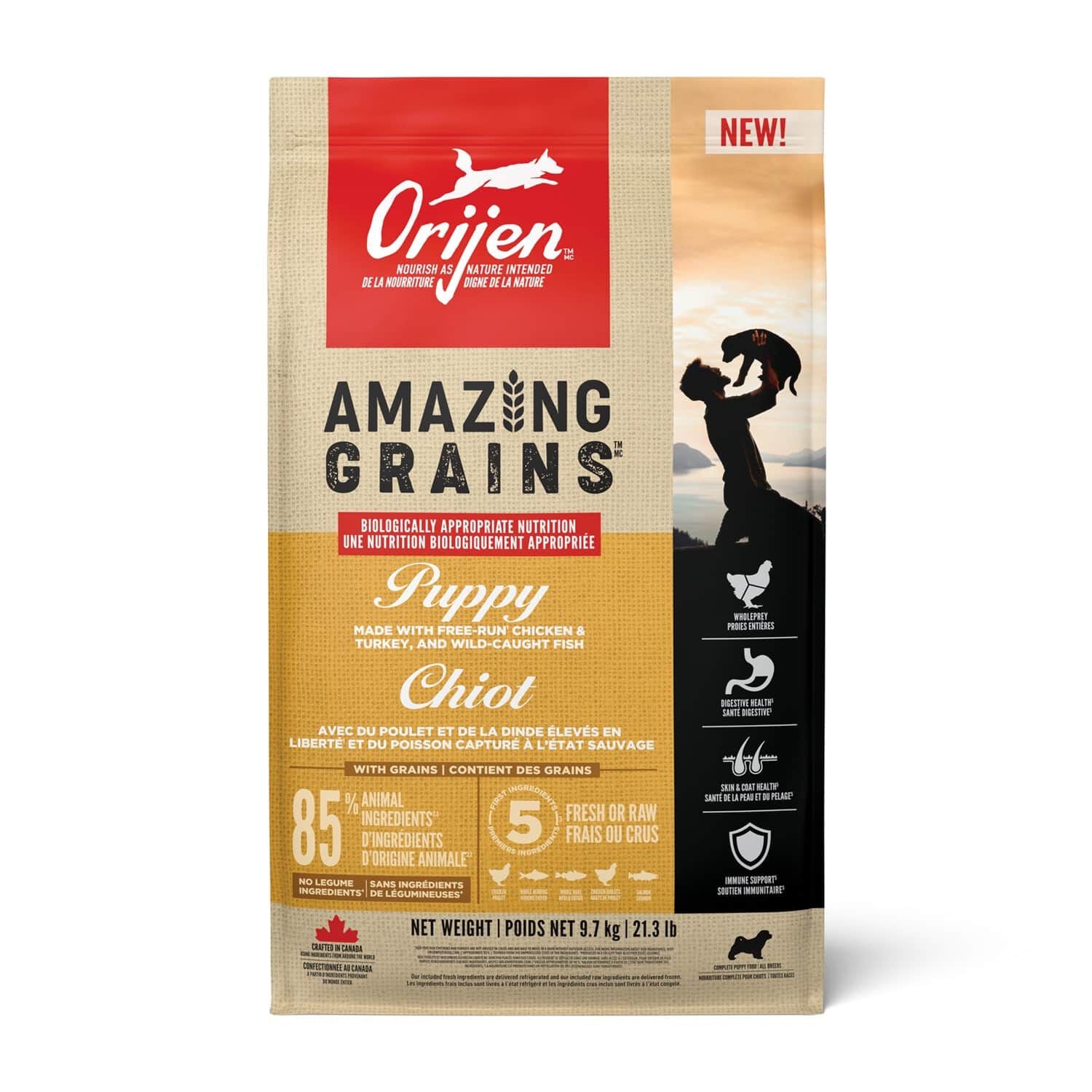 ORIJEN Dog - Amazing Grains - Puppy 1.8kg