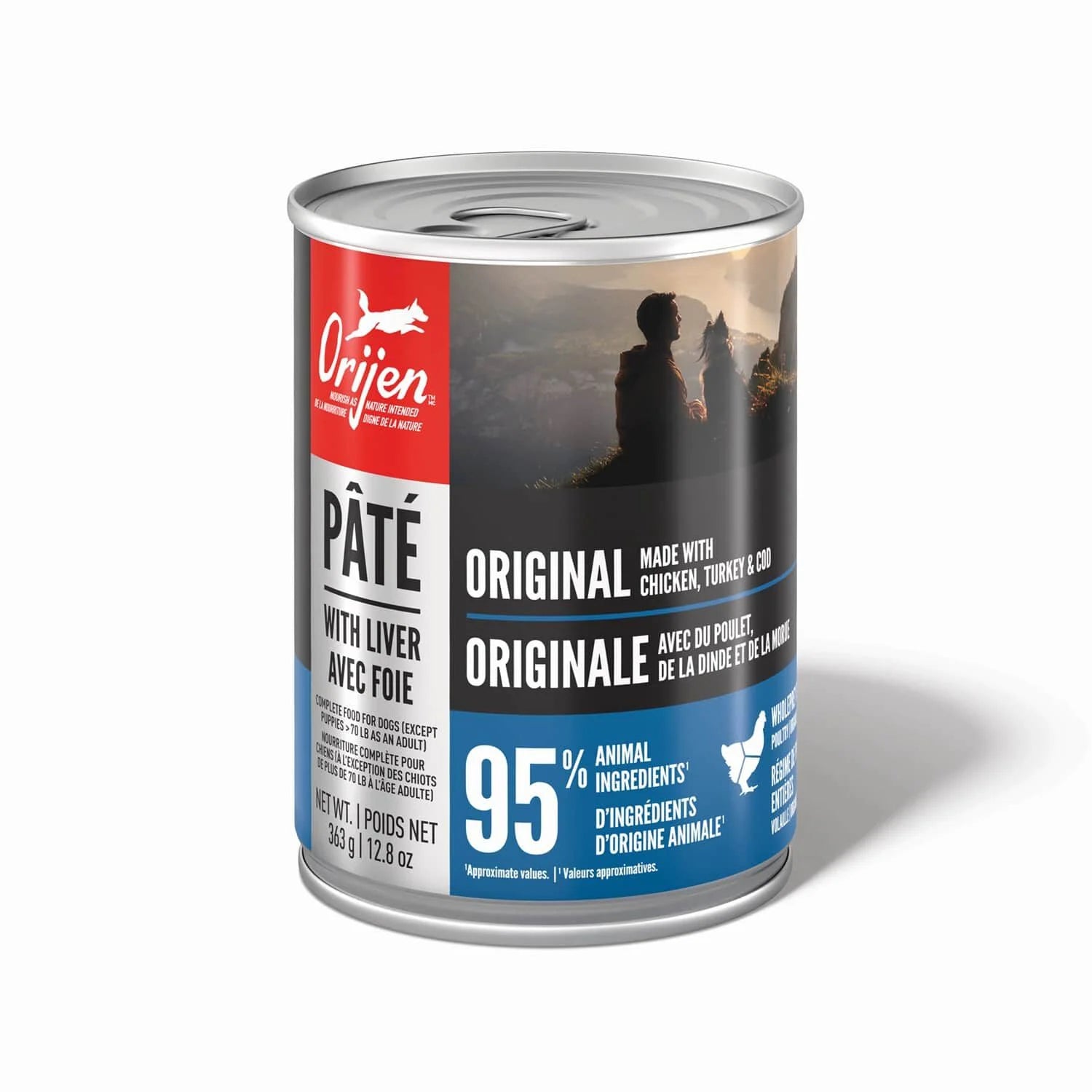 ORIJEN Dog - Pate- Original with Liver 363g