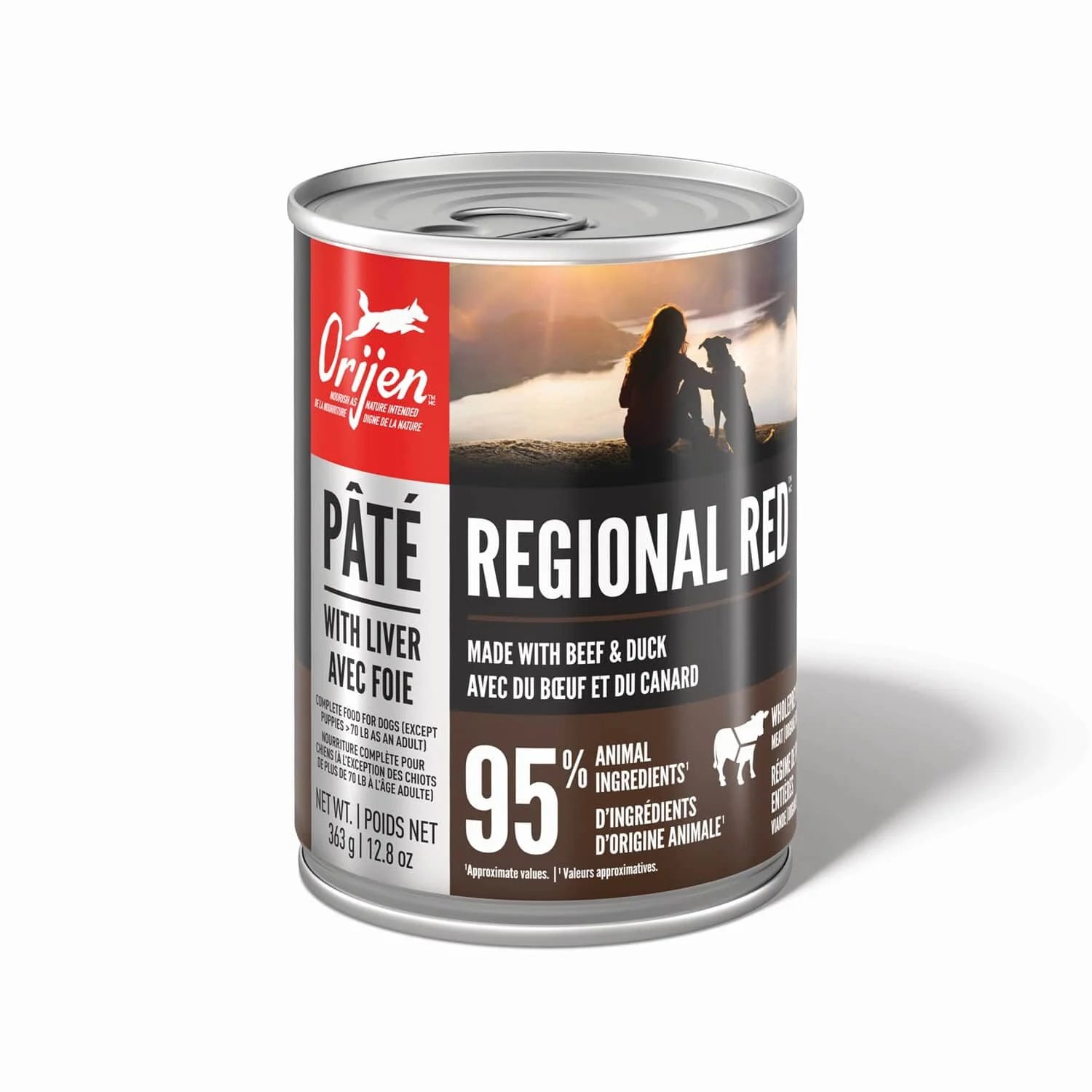 ORIJEN Dog - Pate- Regional Red with Liver 363g