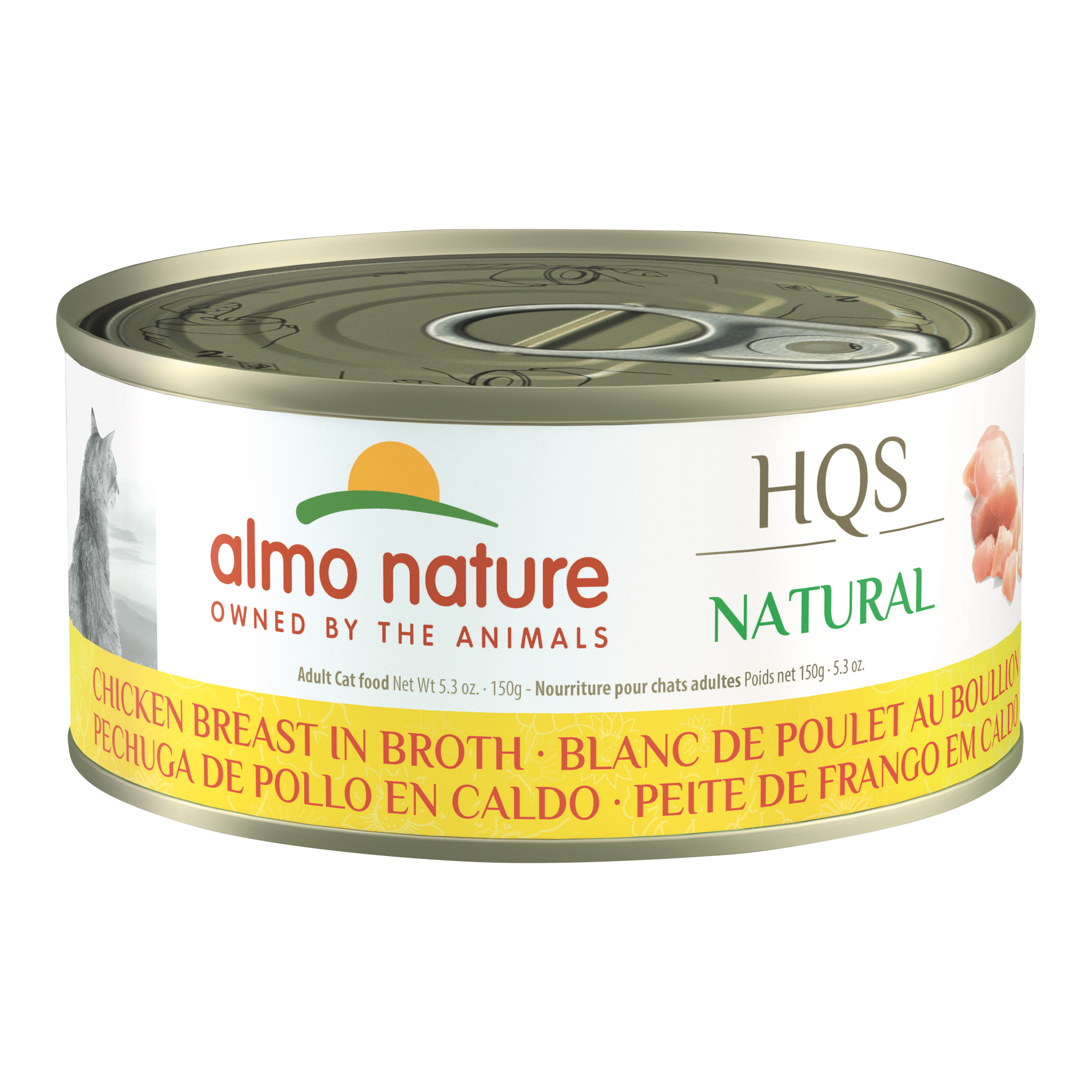 Almo Nature Hqs Natural Cat - Chicken Breast In Broth 150 g