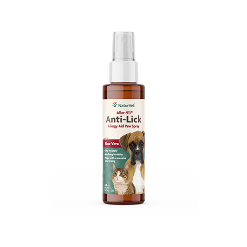 NaturVet Aller-911 Anti-Lick Paw Spray 8 oz