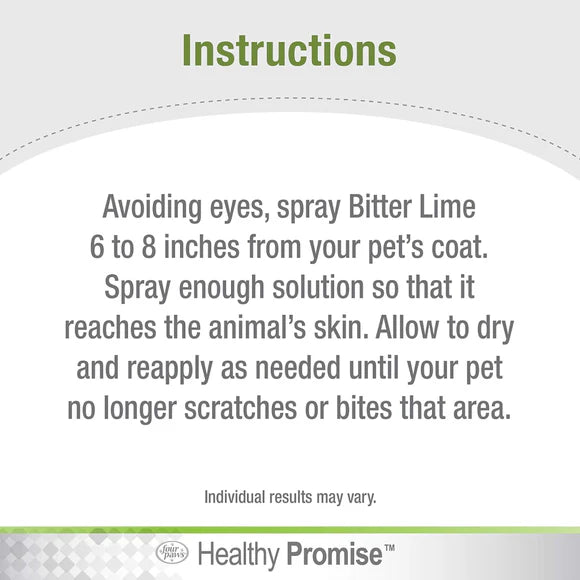 Four Paws Bitter Lime Spray 8 oz