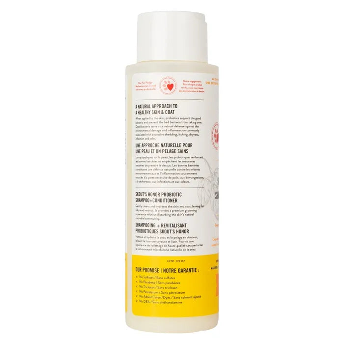 Skout's Honor Probiotic Honeysuckle Cat Shampoo & Conditioner, 16 oz