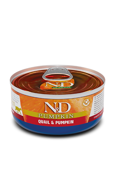 Farmina N&D Pumpkin Adult Feline Wet Food - Quail & Pumpkin 70 g
