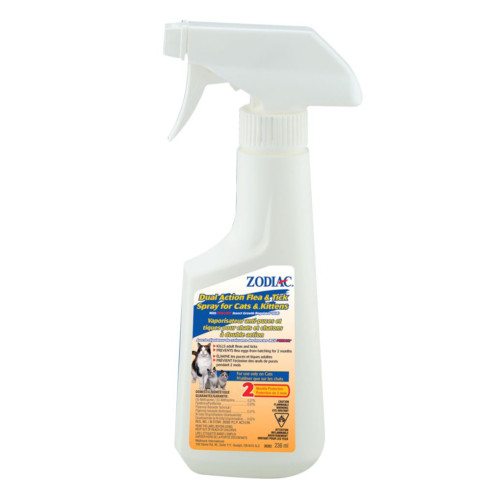 Zodiac Cat / Kitten Spray Flea & Tick 236ml