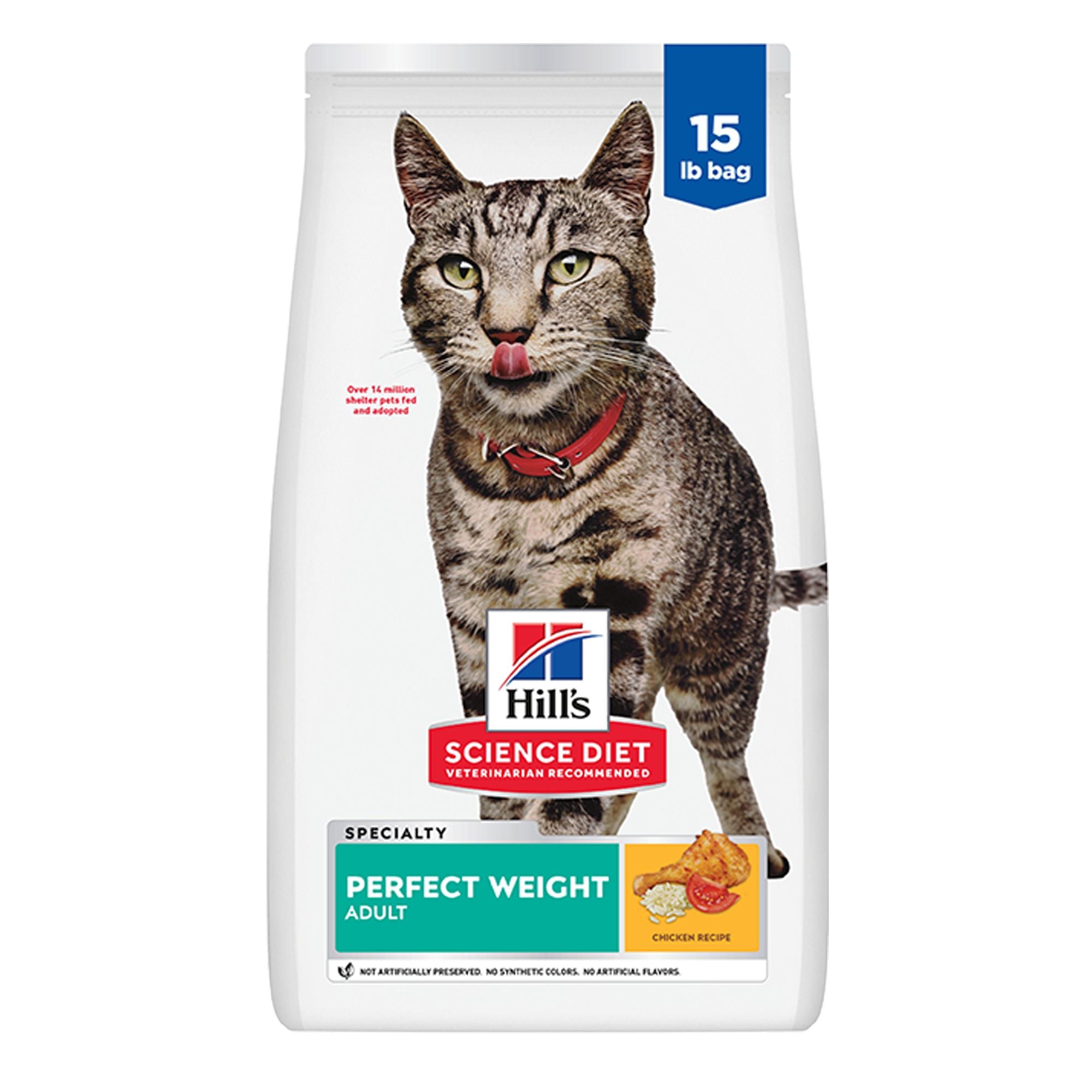 Hill's Science Diet Perfect Weight Cat Chicken 15LB