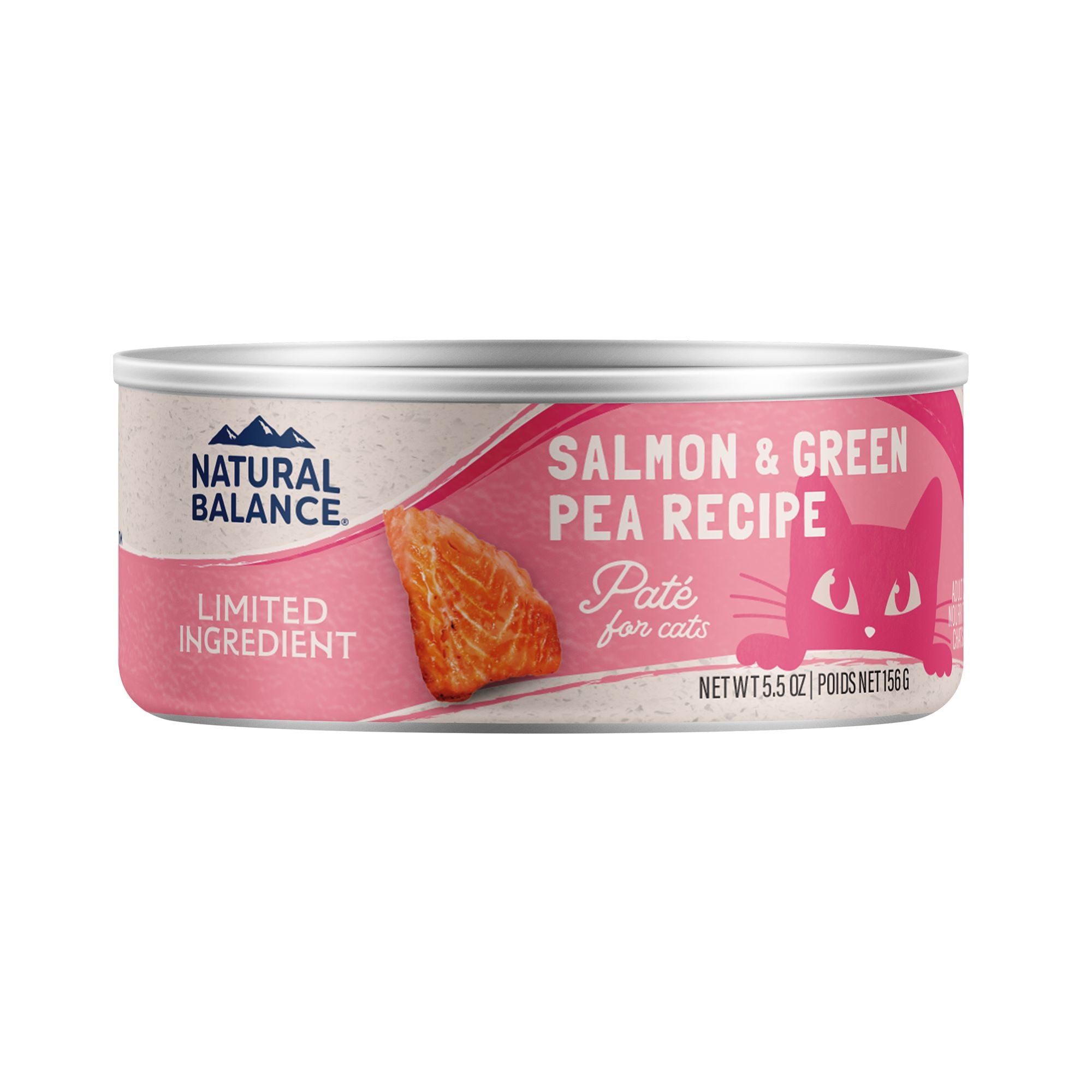 Natural Balance Cat LID Salmon & Green Pea Formula Cans 5.5oz