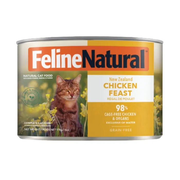 Feline Natural Canned Cat Food - Lamb Feast 170 g