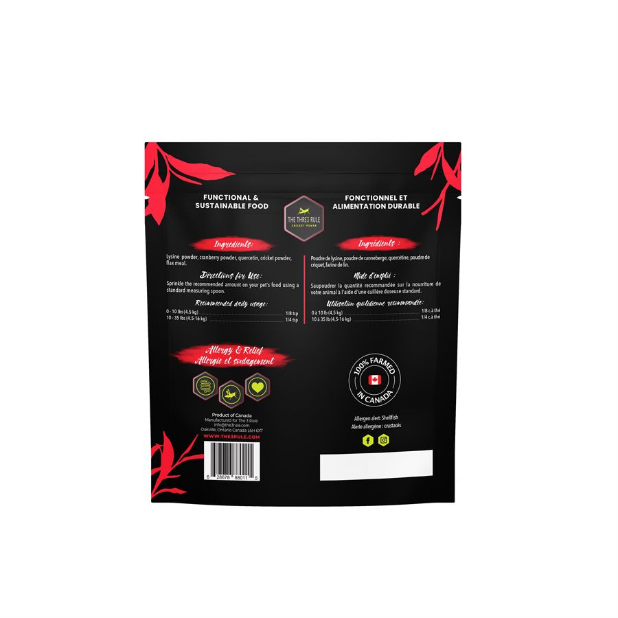 THE THRE3 RULE Allergy & Relief - Food Topper for Cats 60g