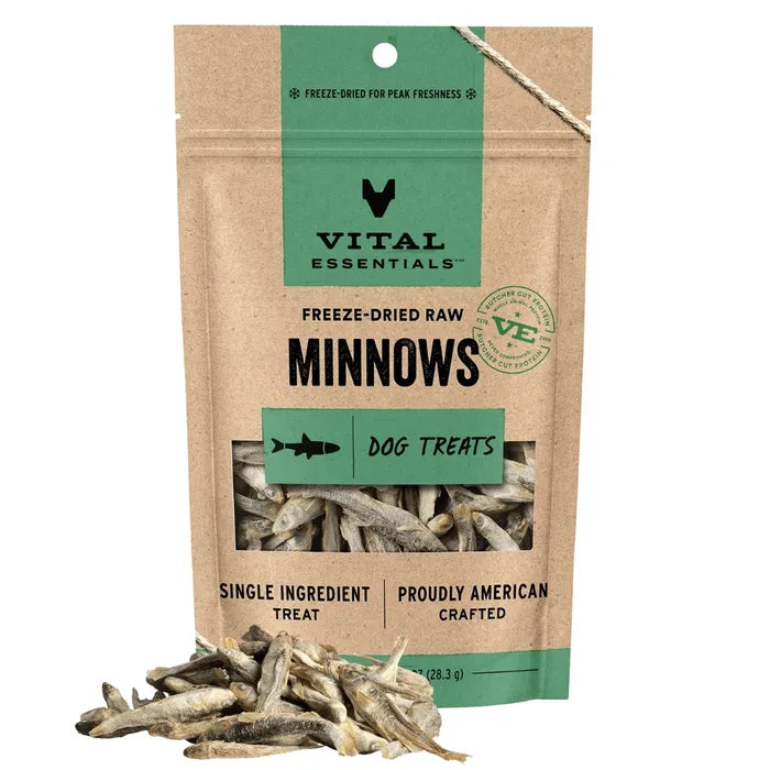 Vital Essentials Freeze-Dried Minnows Dog Treats 2.5 oz