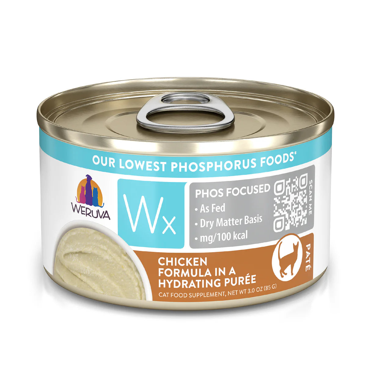 Weruva Wx Phos Focused - Chicken Formula in a Hydrating Puree 3 OZ