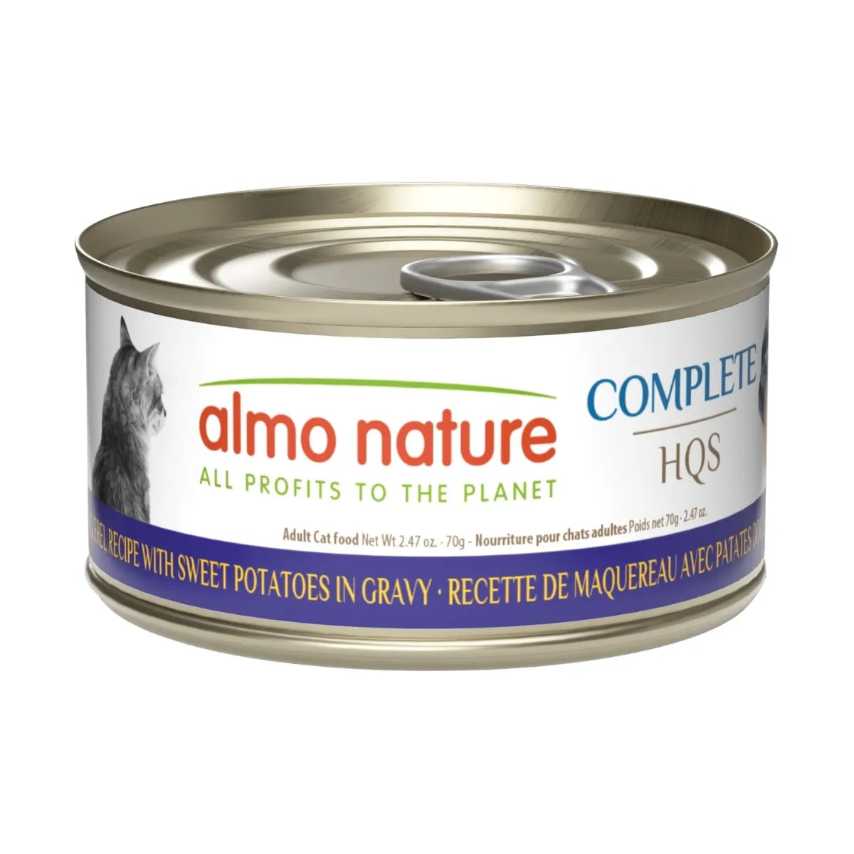 Almo Nature Complete HQS - Mackerel with Sweet Potatoes In Gravy 70 g