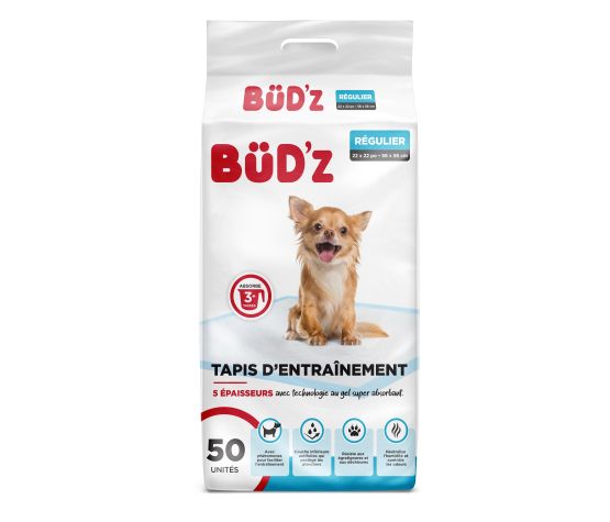 Bud'z Puppy Pads 22"x22" (56x56cm) 50 Units