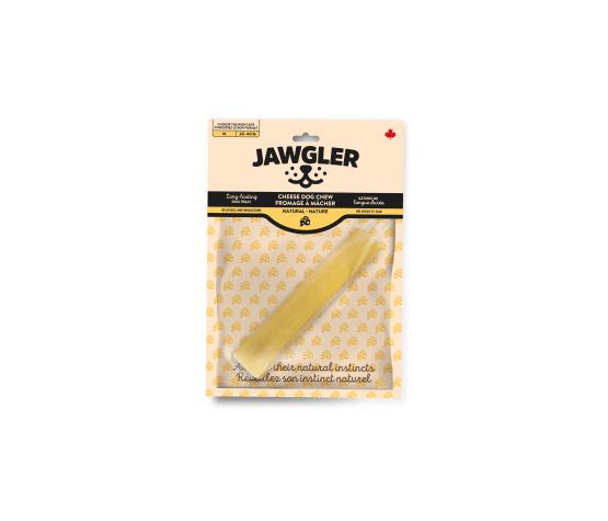 Jawgler Cheese Dog Chew - Natural, Medium 85g