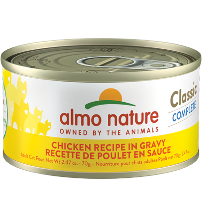 Almo Nature Classic Complete Cat - Chicken Recipe In Gravy 70 g