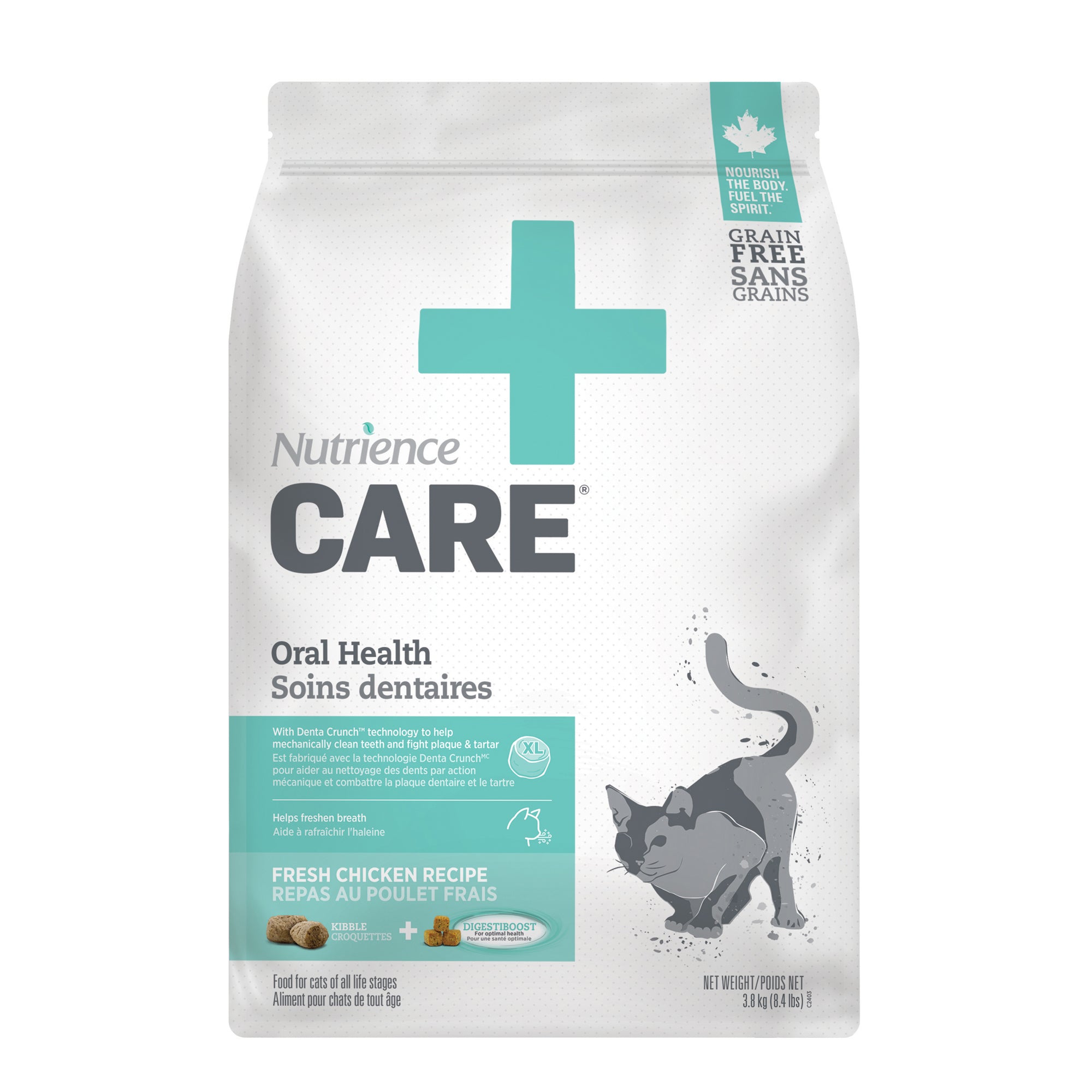 NUTRIENCE CARE CAT FOOD Oral Health 3.8kg (8.4lb)