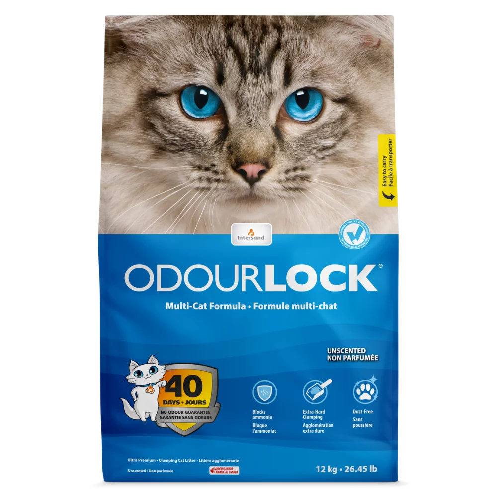 Intersand Odourlock Clumping Cat Litter Unscented 12 Kg