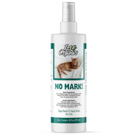 NaturVet Pet Organics No Mark! Spray for Cats 16 oz