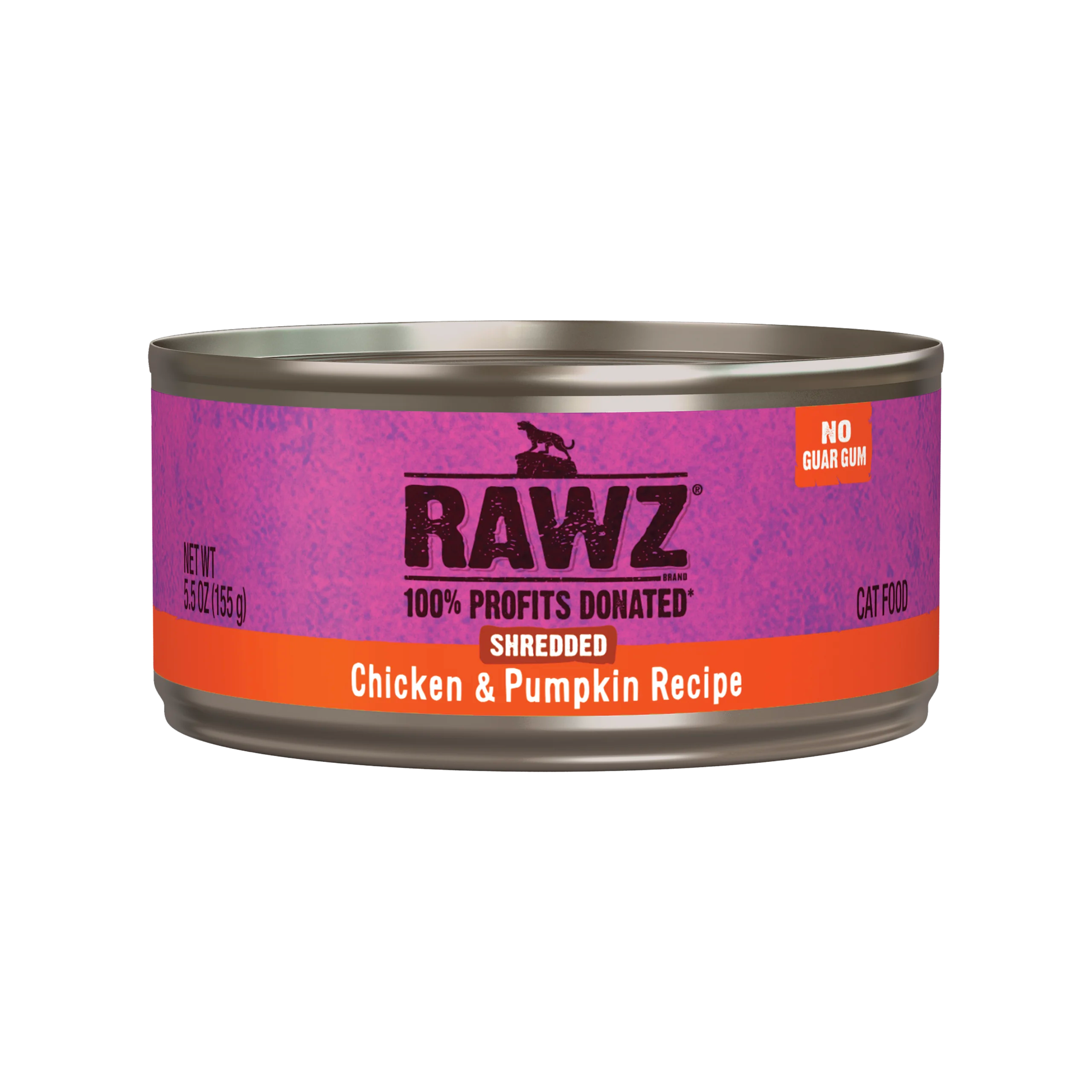 RAWZ Shredded Chicken & Pumpkin Recipe Wet Cat Food 5.5 oz