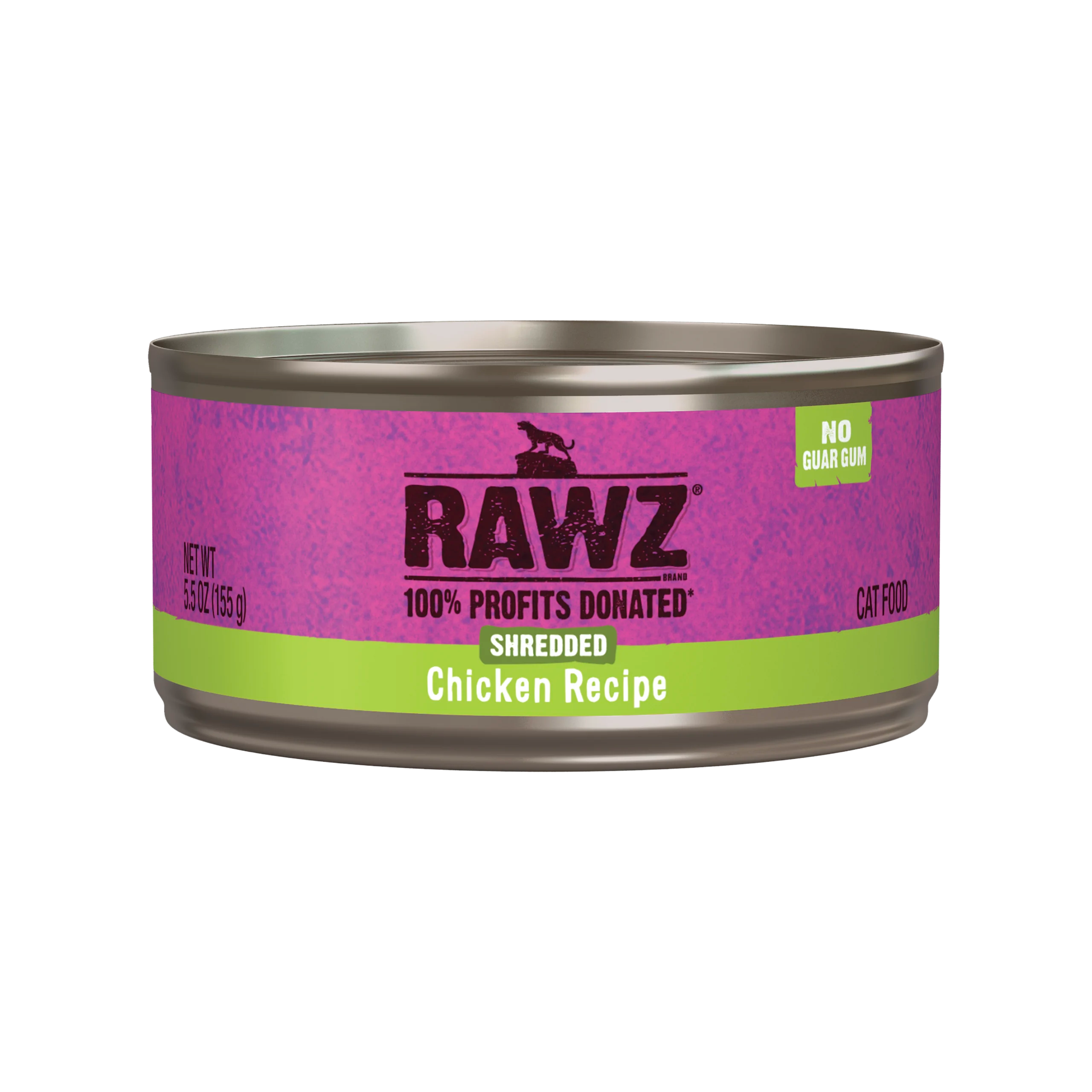 RAWZ Shredded Chicken Recipe Wet Cat Food 5.5 oz