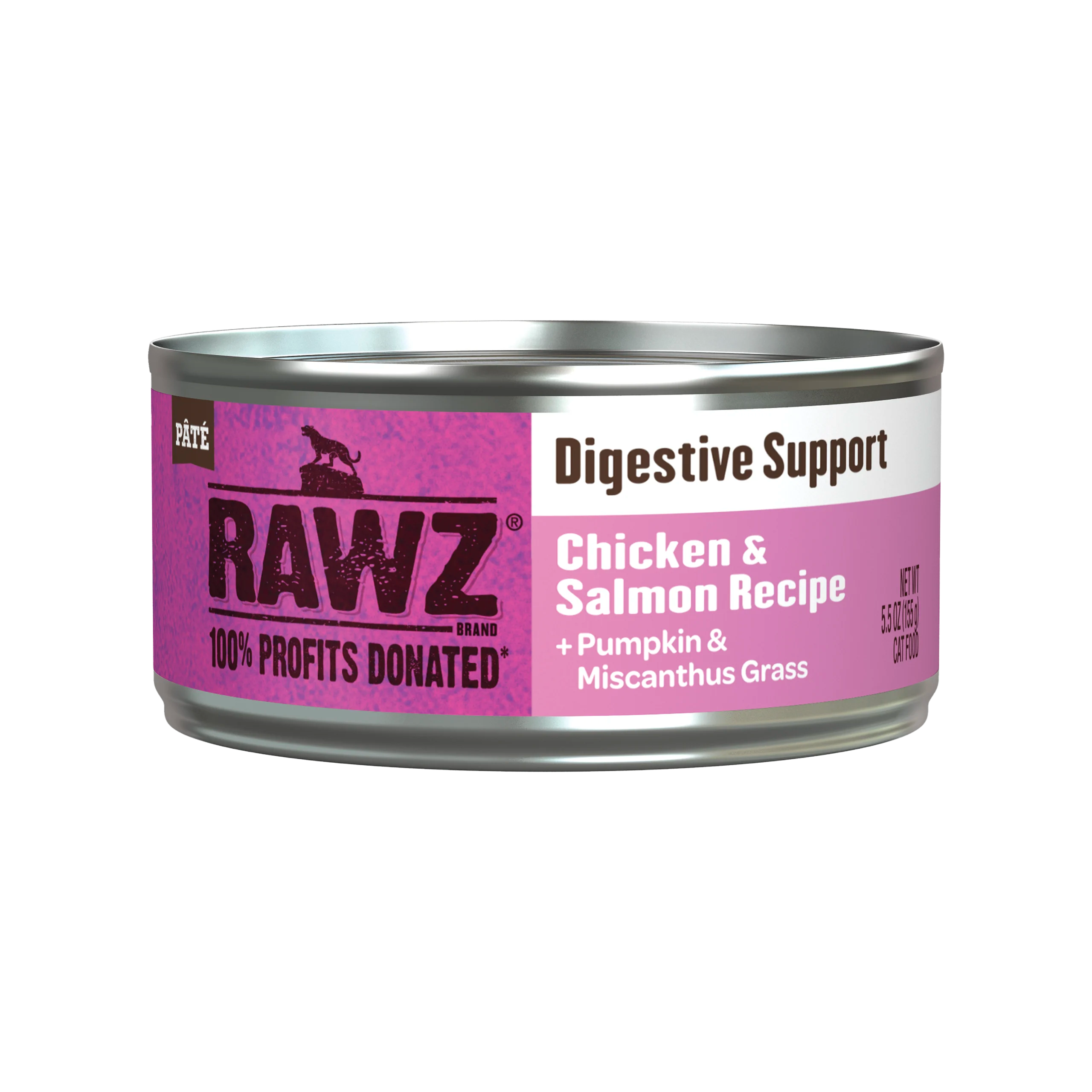 RAWZ Digestive Support Chicken & Salmon Wet Cat Food 5.5oz