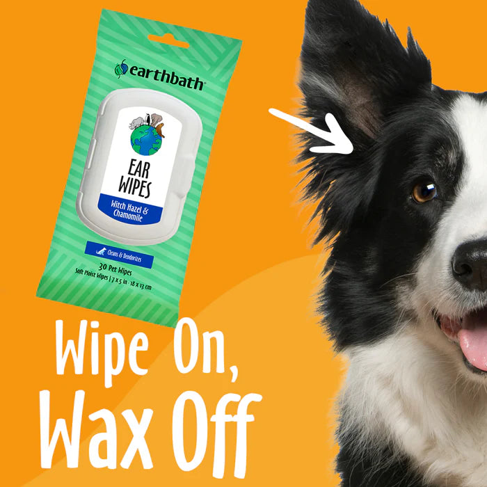 Earthbath Grooming Wipes Ear Wipes (30ct)