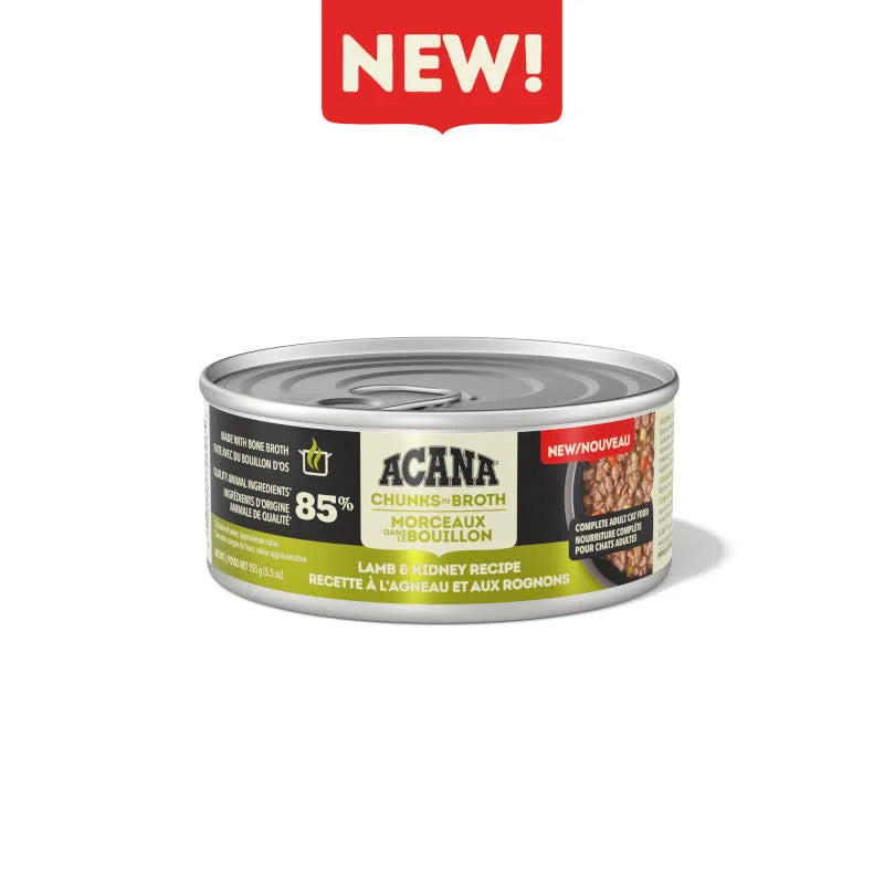 ACANA Cat - Chunks in Broth - Lamb & Kidney Recipe 155g