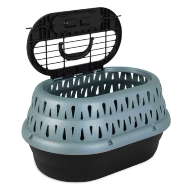 Petmate Top Load Cat Kennel for Cats and Toy-Breed Dogs Green