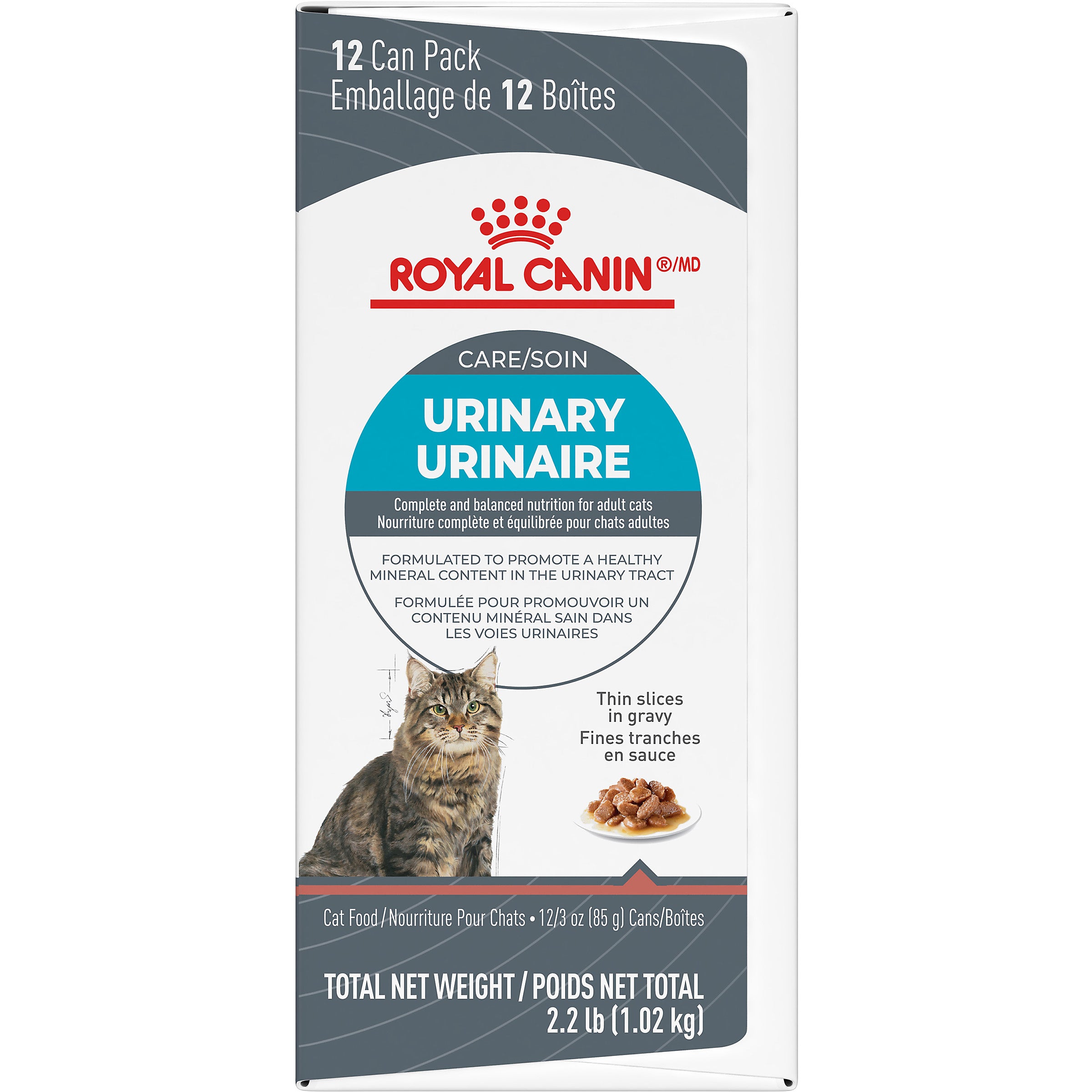 Royal Canin® Feline Care Nutrition™ Urinary Care Thin Slices In Gravy Canned Cat Food -12 Can Pack - 3 oz