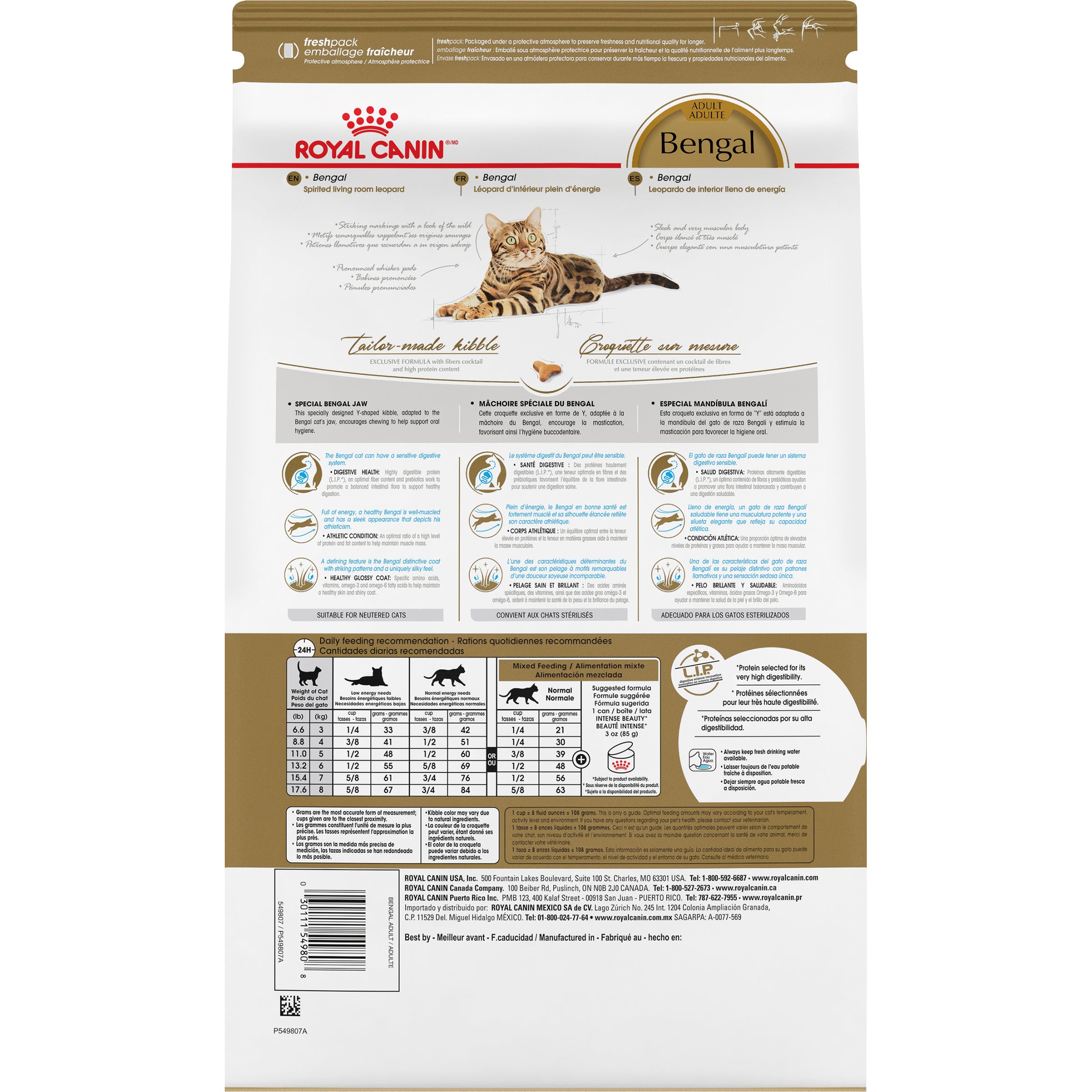 Royal Canin® Feline Breed Nutrition™ Bengal Dry Cat Food, 7 lb