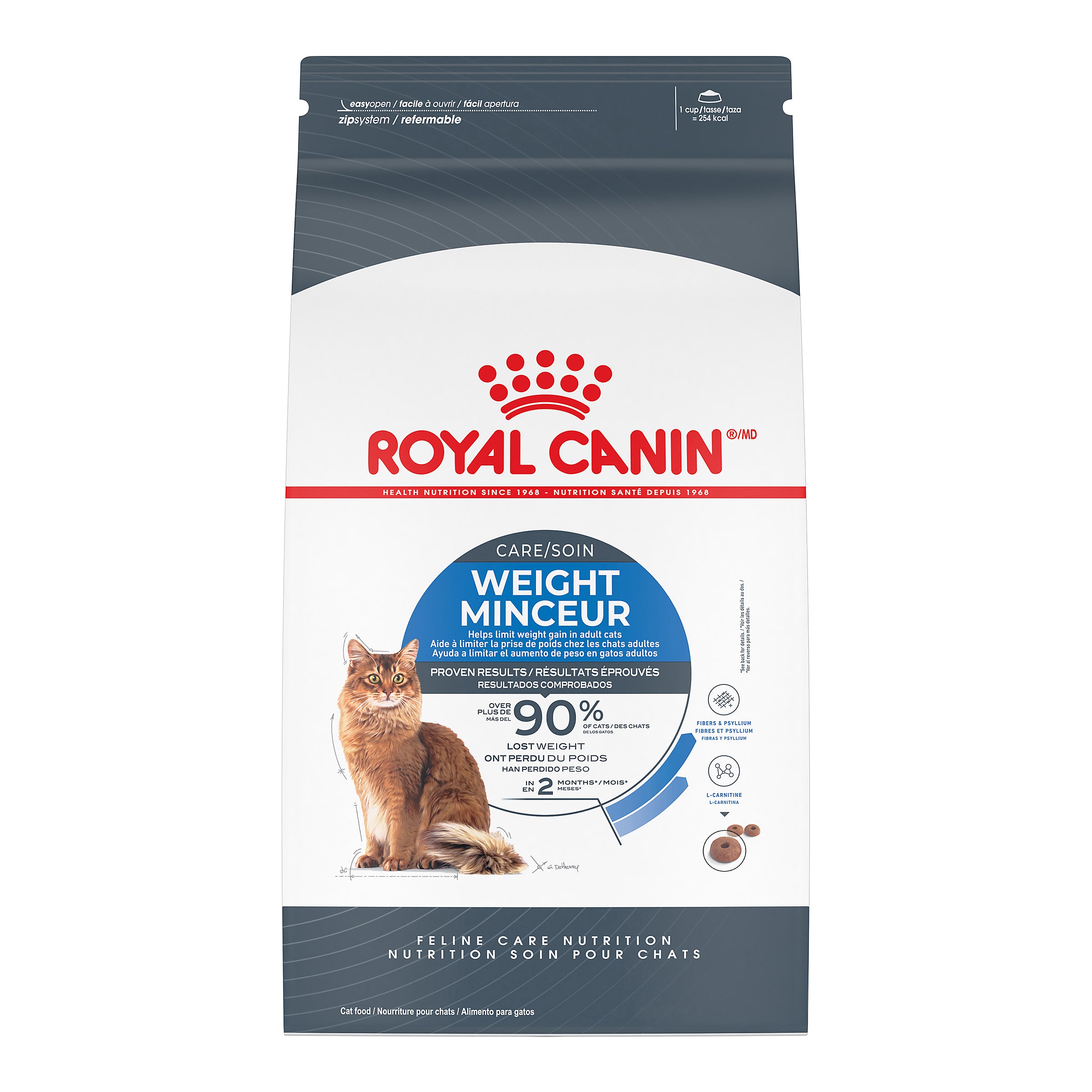 Complete and balanced nutrition for adult and mature dogs with a tendency to gain weight.