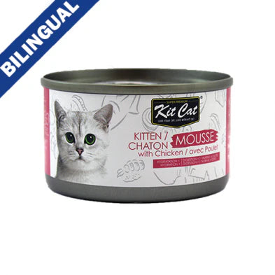 Kit Cat Kitten Mousse with Chicken Wet Cat Food 70 gm