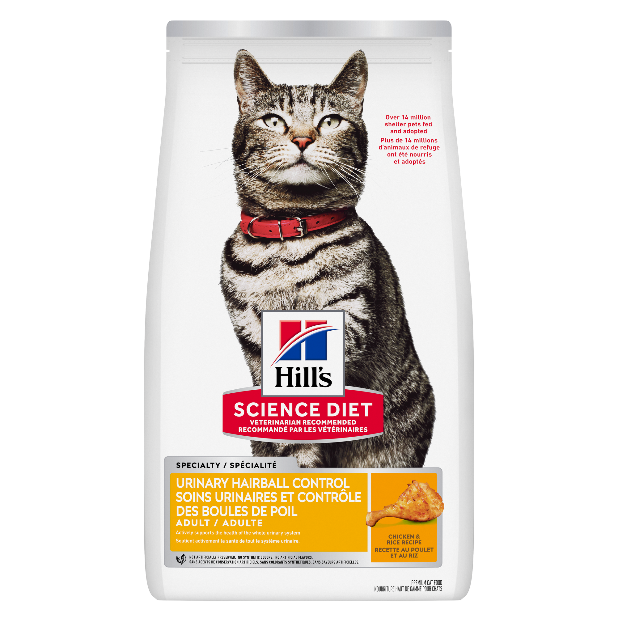 Hill's Science Diet Urinary & Hairball Control Cat Chicken 15.5LB
