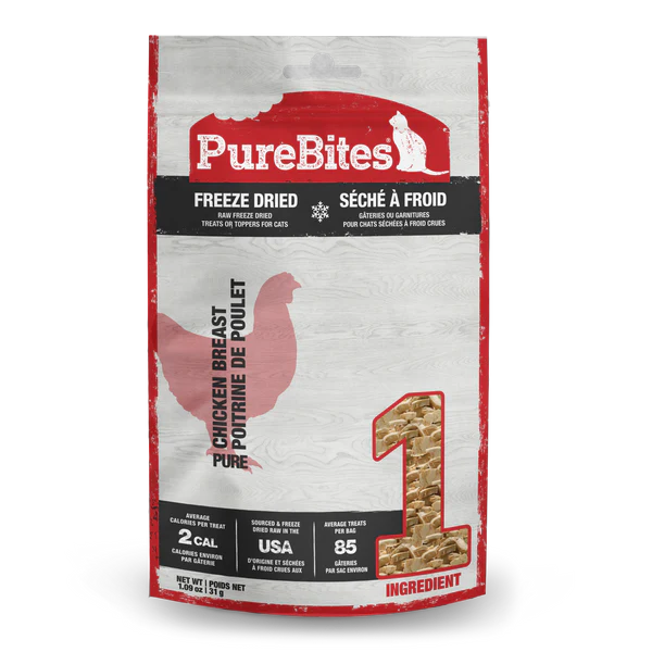 PureBites Chicken Breast Freeze-Dried Cat Treat 31 gm