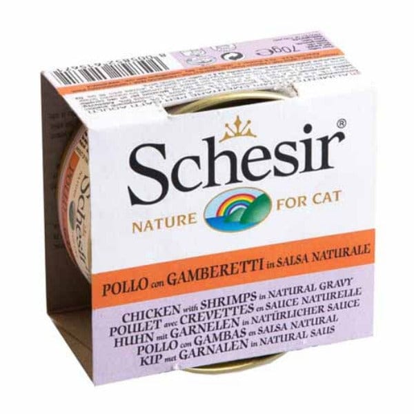 SCHESIR NAT GRAVY CHICKEN/SHRIMP 70g