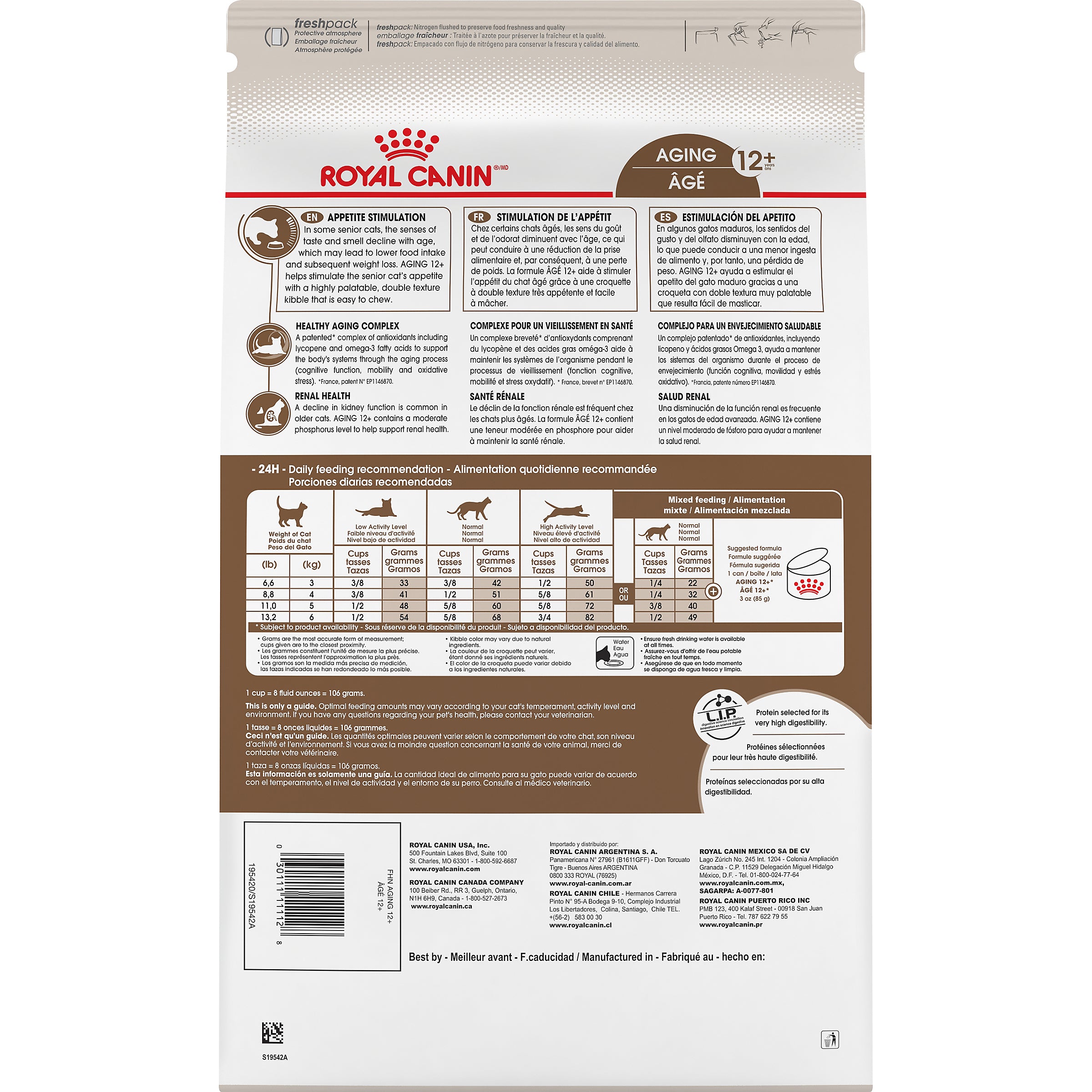 Royal Canin® Feline Health Nutrition™ Aging 12+ Dry Adult Cat Food, 6 lb