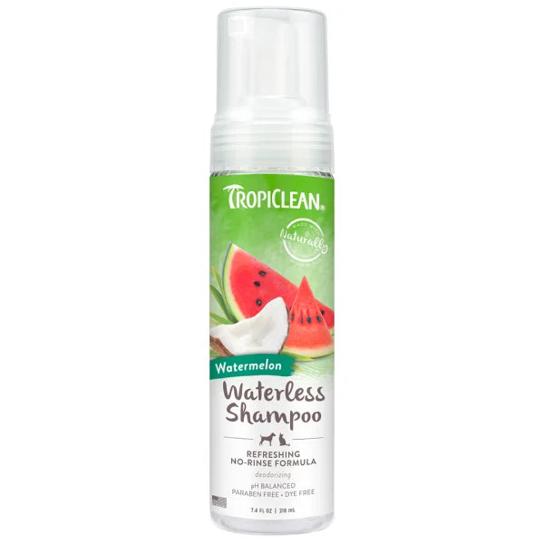 Tropiclean Waterless shampoo watermelon 7.4 oz