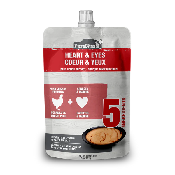 PureBites Plus Squeezables Heart & Eyes For Cats 71 gm