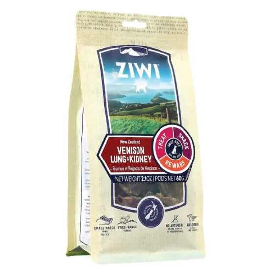 ZIWI Venison Lung and Kidney Chews 60g
