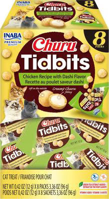 Inaba CAT Churu TIDBITS (Chicken with Dashi Flavour)