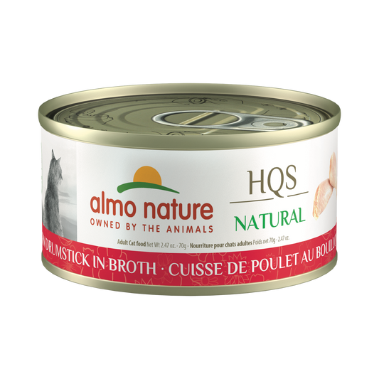 Almo Nature Hqs Natural Cat - Chicken Drumstick In Broth 70 g